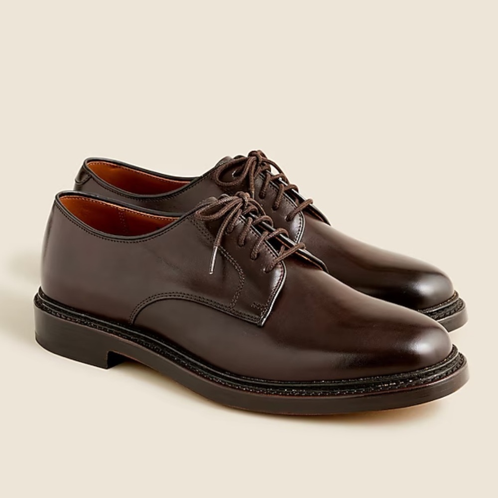 J crew Ludlow derbys dark brown